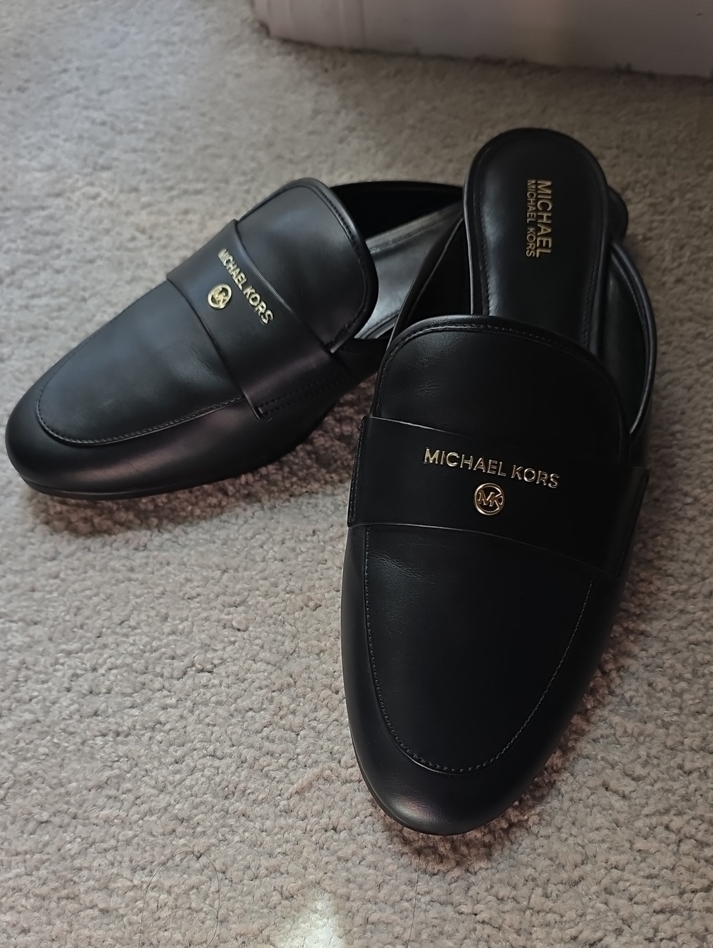 Michael Kors Women's Black Mules, Size 9
